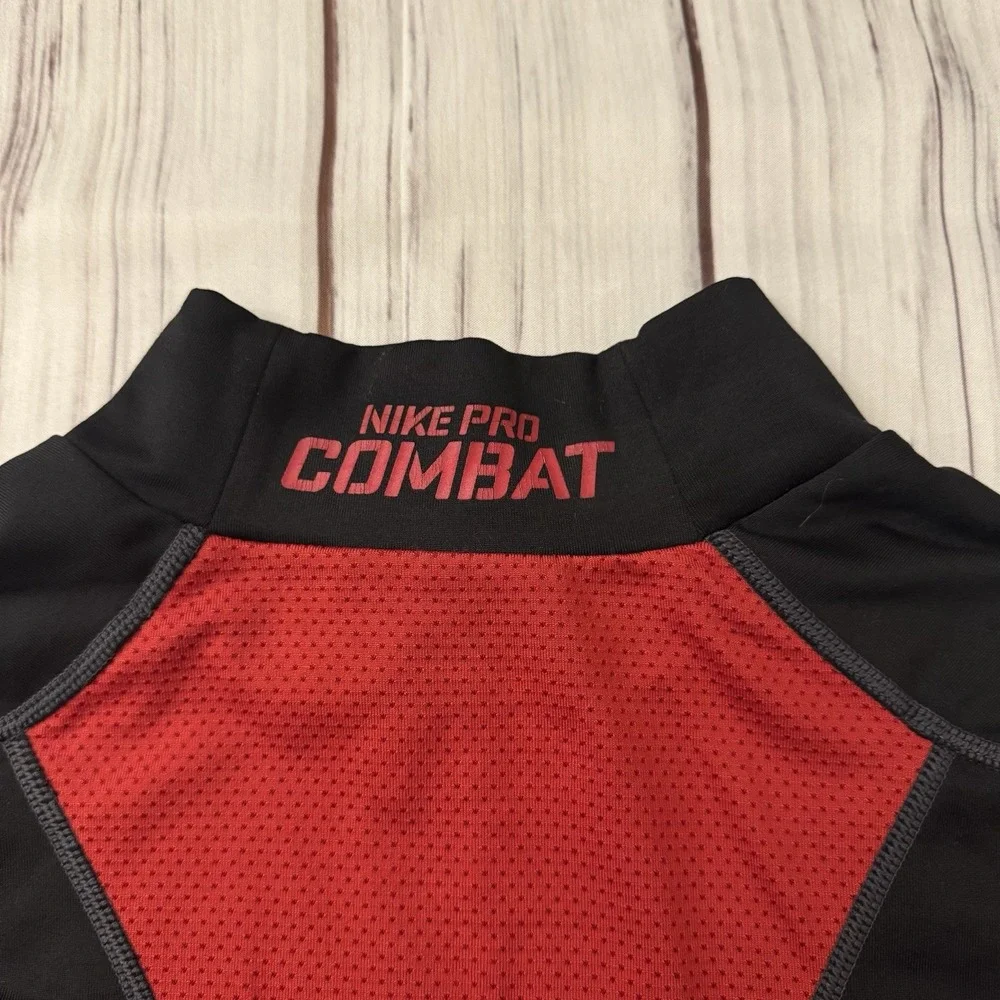 NIKE PRO COMBAT MENS SHIRT COMPRESSION JERSEY LONGSLEEVE SPORT GYM SIZE ADULT XL